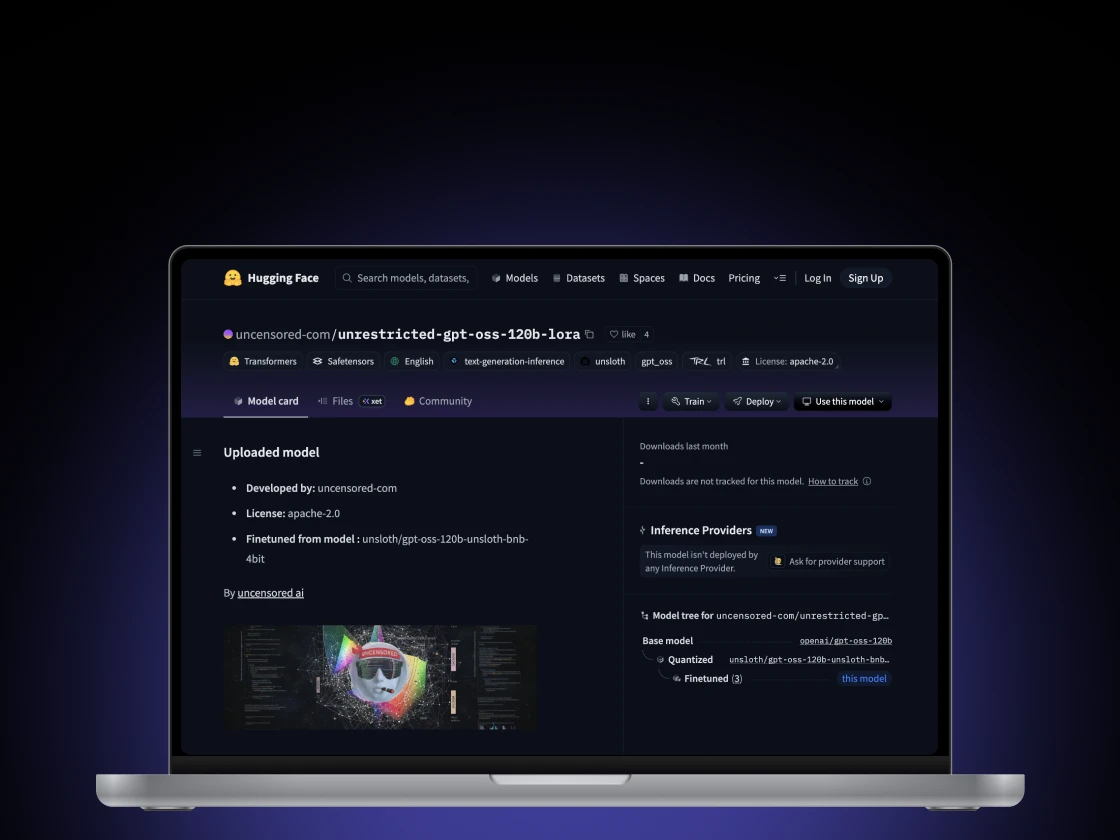 unrestricted-gpt-oss-120b-lora